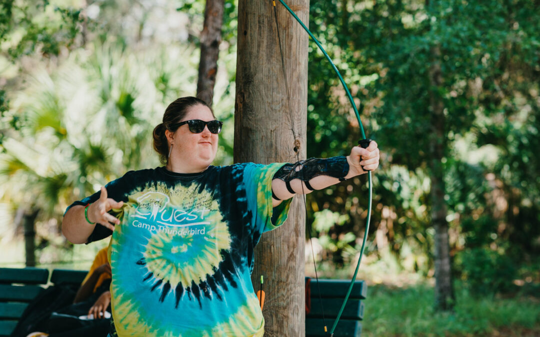 Archery at Camp Thunderbird!