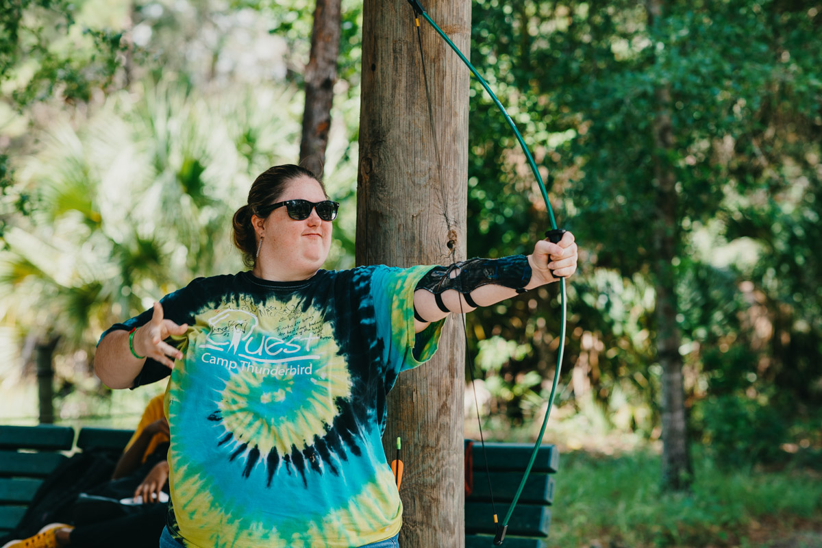 Quest, Inc. - Archery at Camp