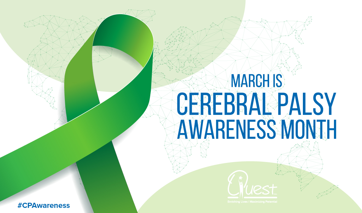 Cerebral Palsy Awareness Month graphic.