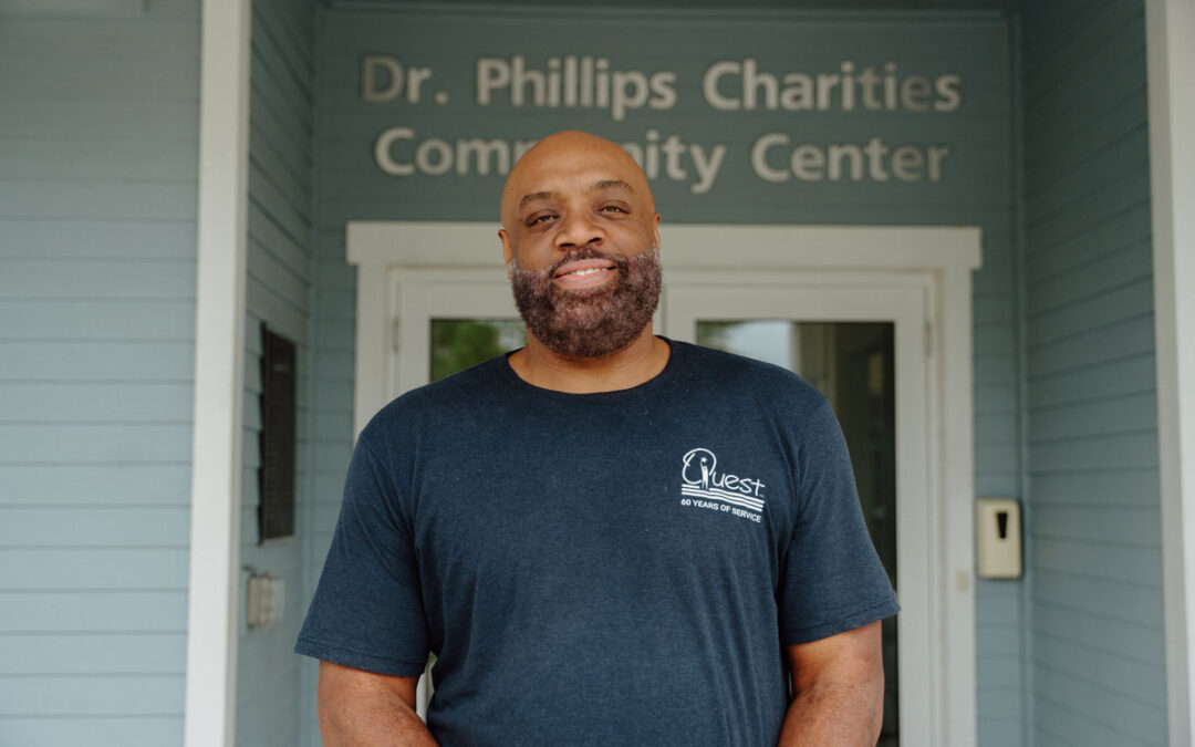 Marlong Jones, community support coach at Quest Village.